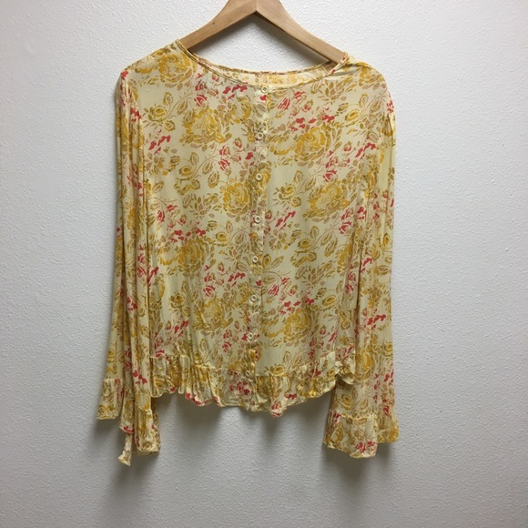 MINKPINK Hi/Lo, Boho, Long Bell Sleeves GentlyWorn - Picture 4 of 8